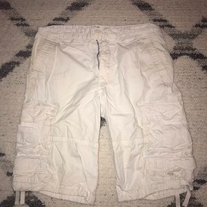 Men white shorts